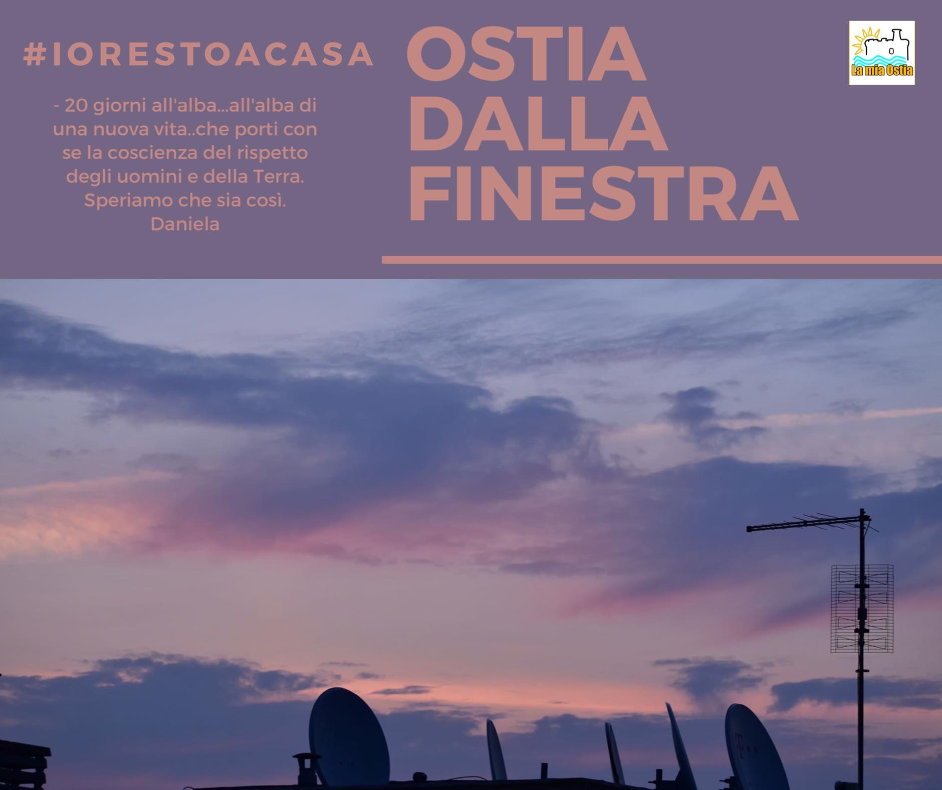 Ostia dalla finestra: mese di aprile